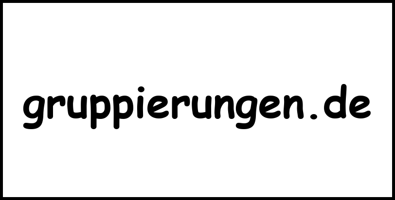 gruppierungen.de