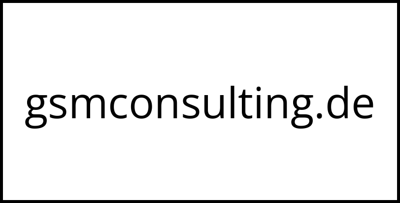 gsmconsulting.de