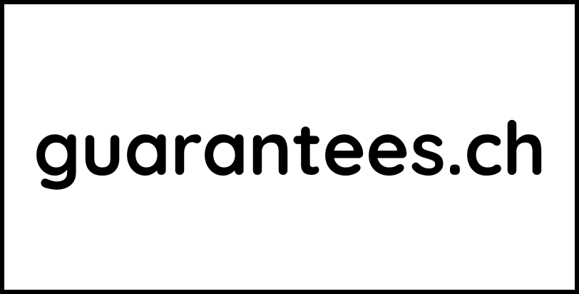 guarantees.ch