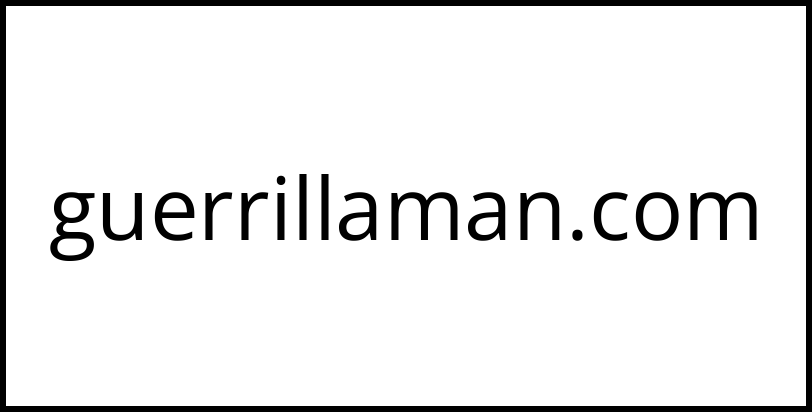 guerrillaman.com