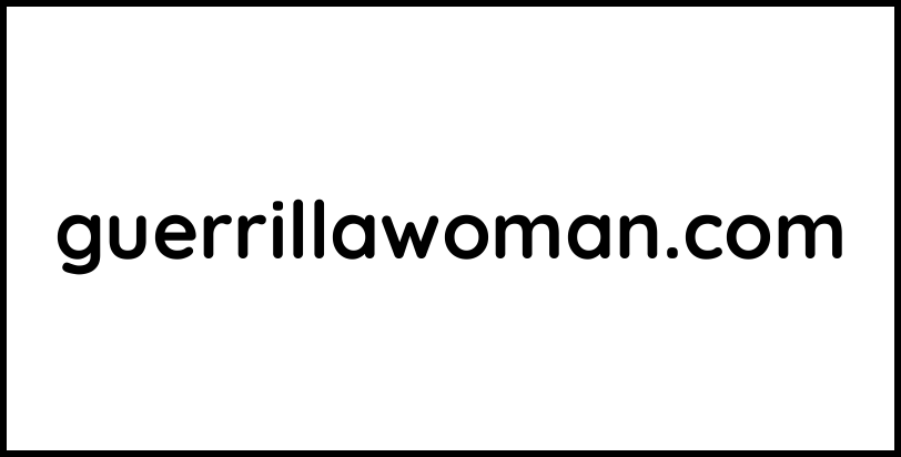 guerrillawoman.com