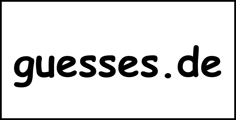 guesses.de