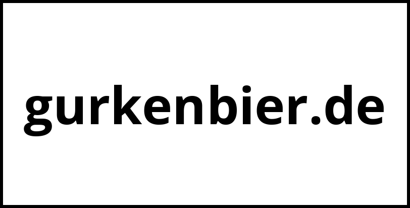 gurkenbier.de