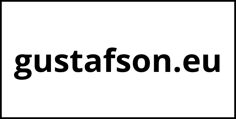gustafson.eu