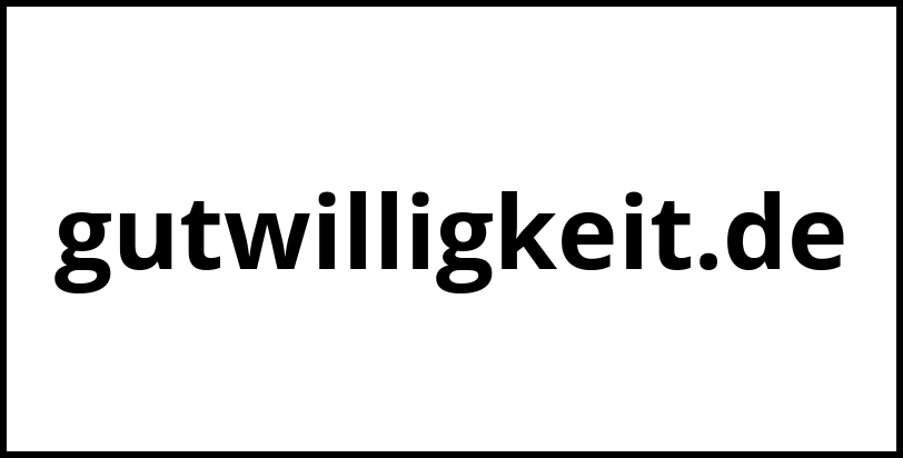 gutwilligkeit.de