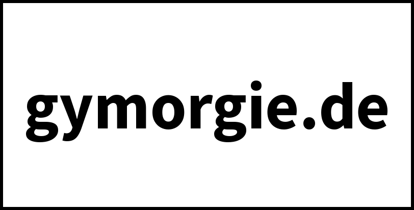 gymorgie.de