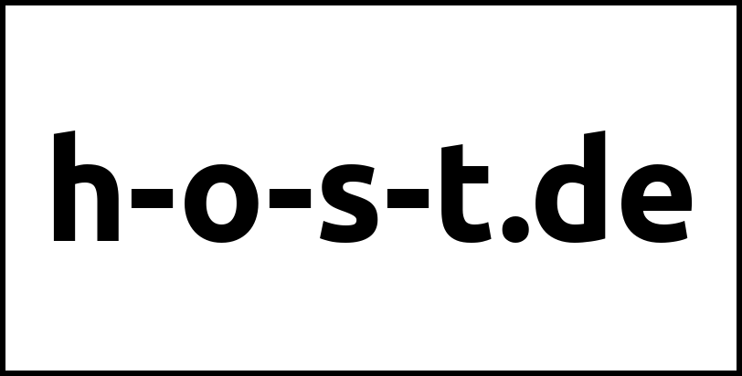 h-o-s-t.de