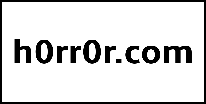 h0rr0r.com