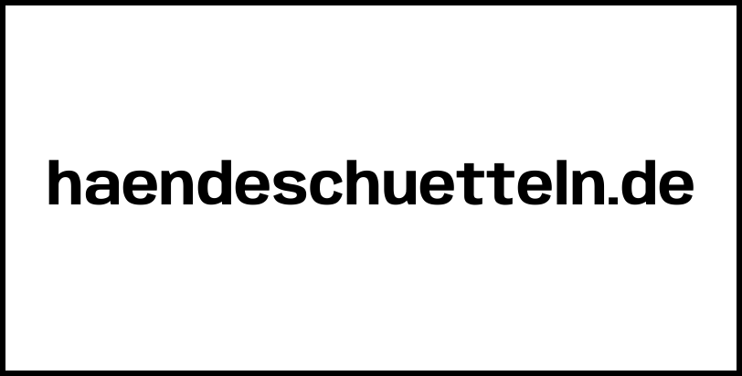 haendeschuetteln.de