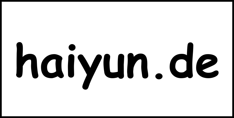 haiyun.de