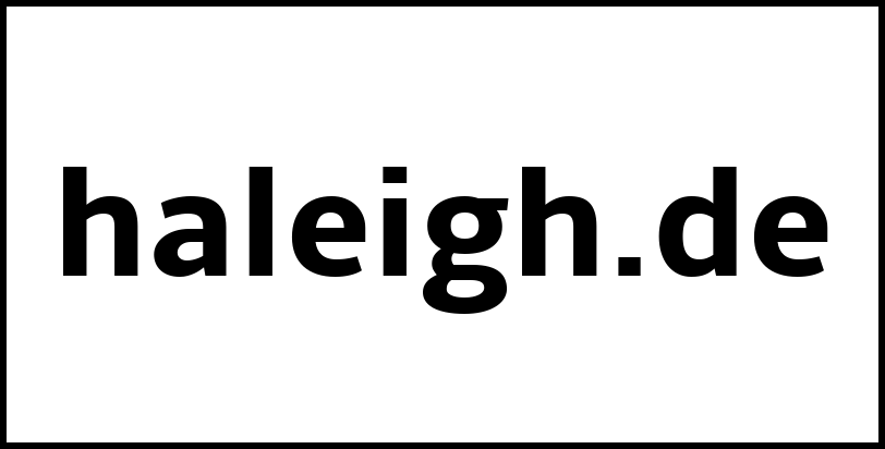 haleigh.de