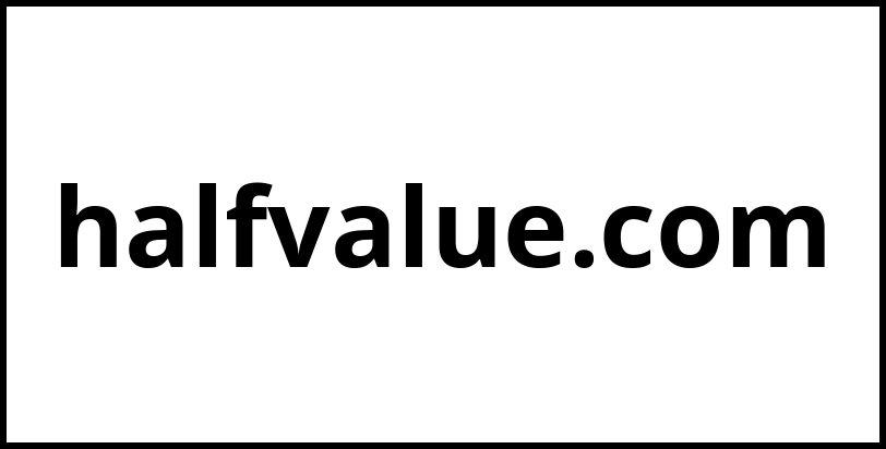 halfvalue.com