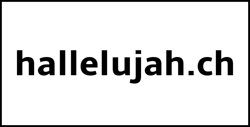 hallelujah.ch