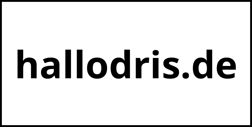hallodris.de