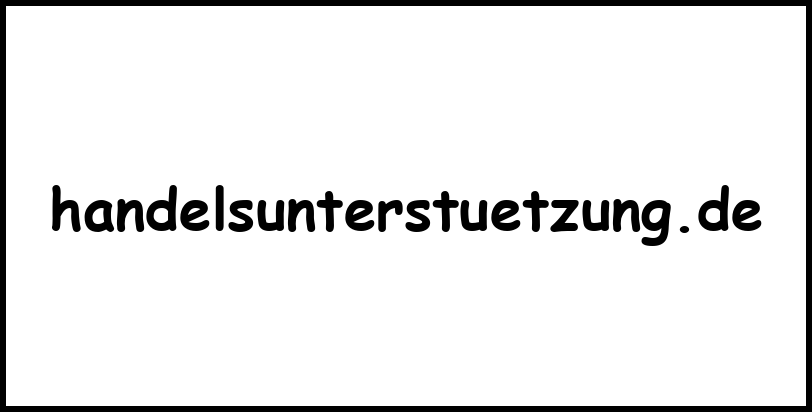 handelsunterstuetzung.de