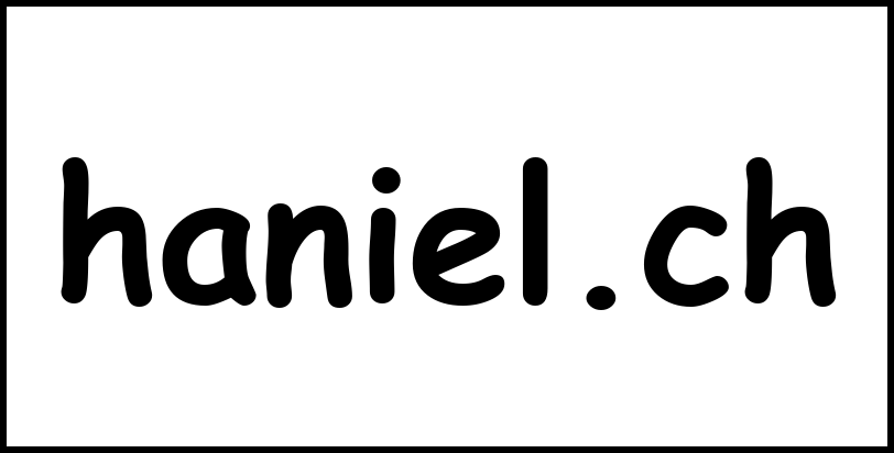haniel.ch