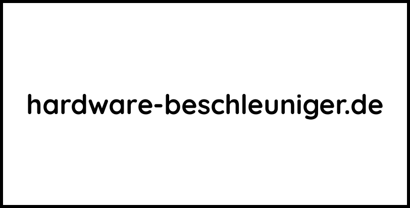 hardware-beschleuniger.de