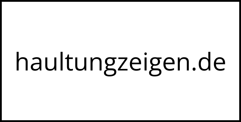 haultungzeigen.de