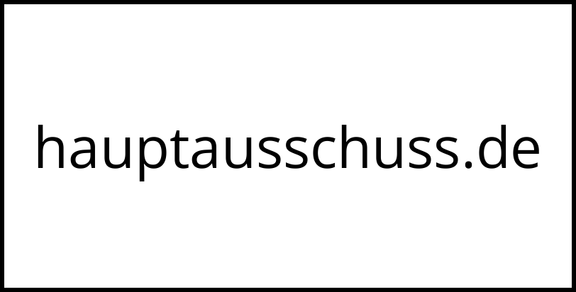 hauptausschuss.de