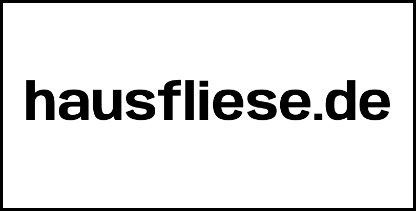 hausfliese.de
