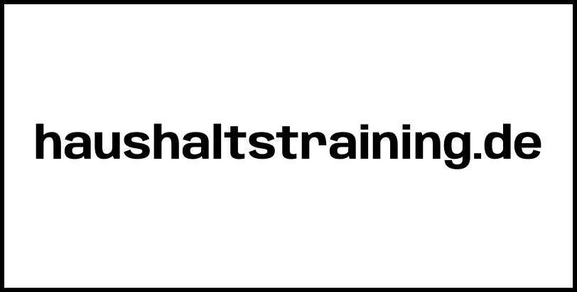 haushaltstraining.de