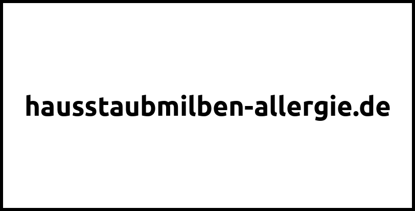 hausstaubmilben-allergie.de