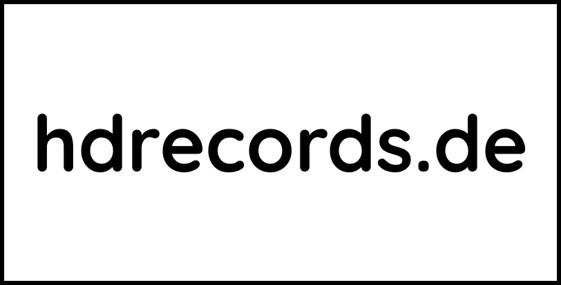 hdrecords.de