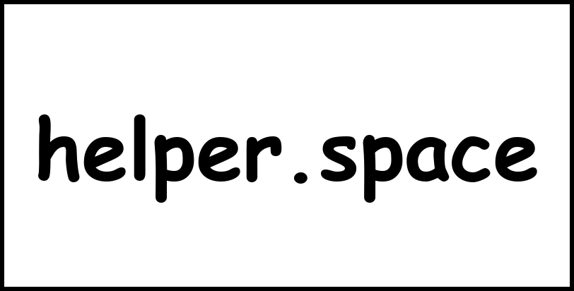 helper.space