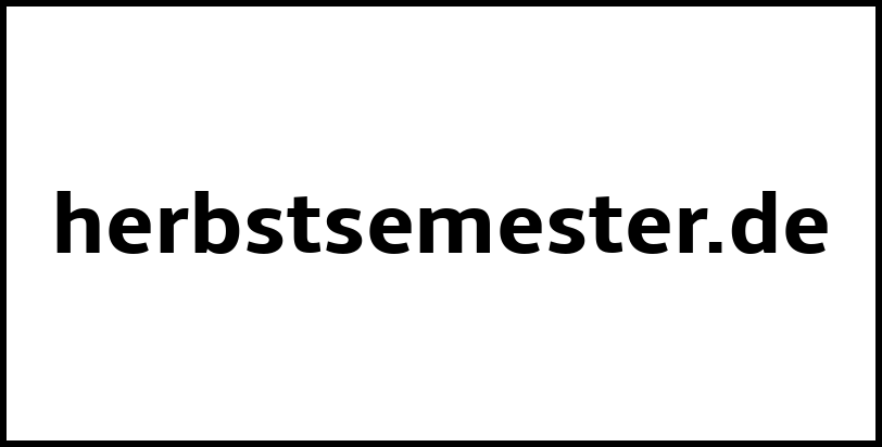 herbstsemester.de