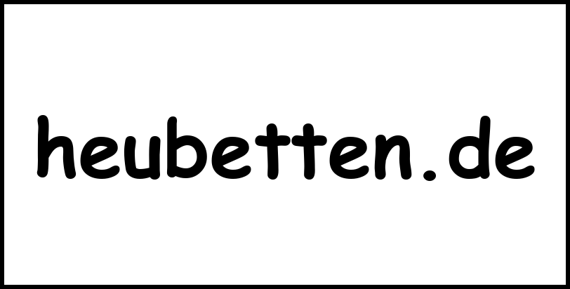 heubetten.de