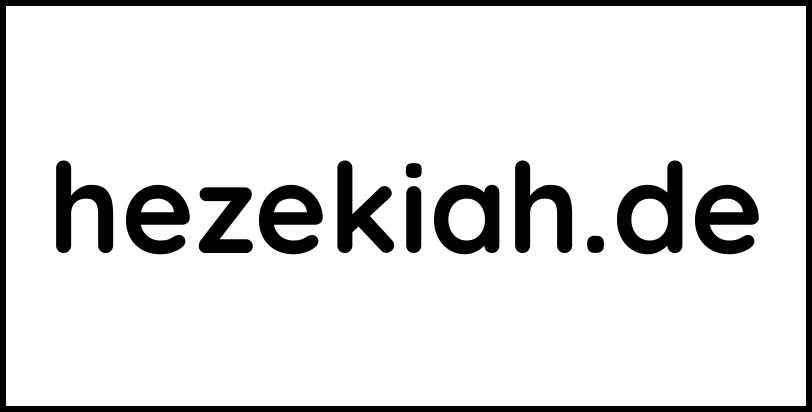 hezekiah.de