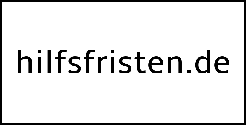 hilfsfristen.de