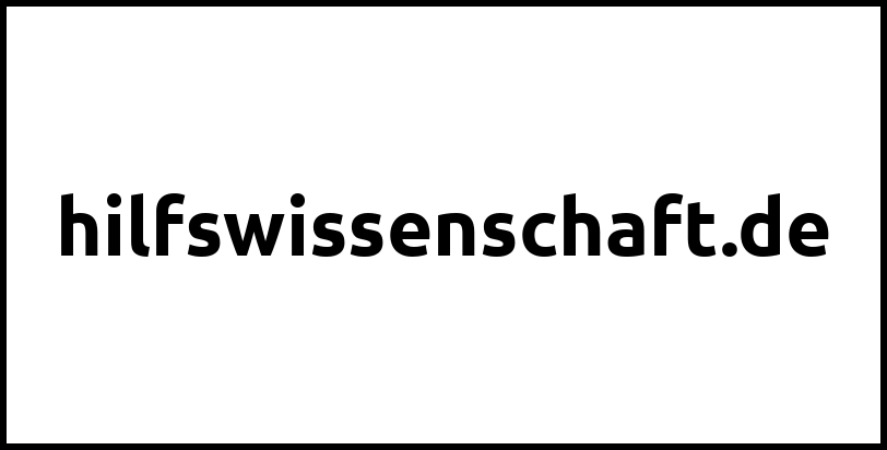 hilfswissenschaft.de