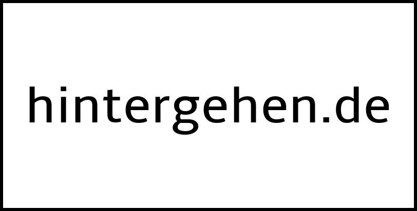 hintergehen.de