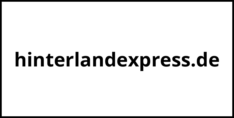 hinterlandexpress.de