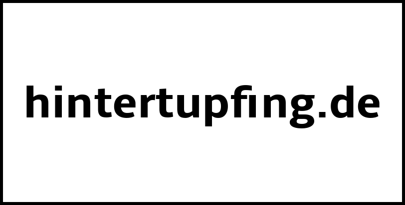 hintertupfing.de