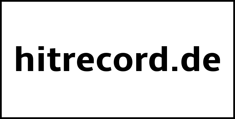 hitrecord.de