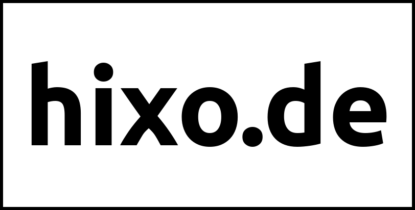 hixo.de