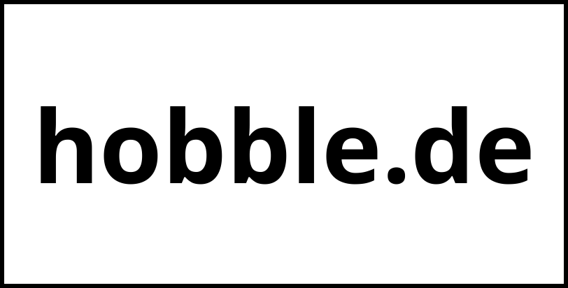 hobble.de