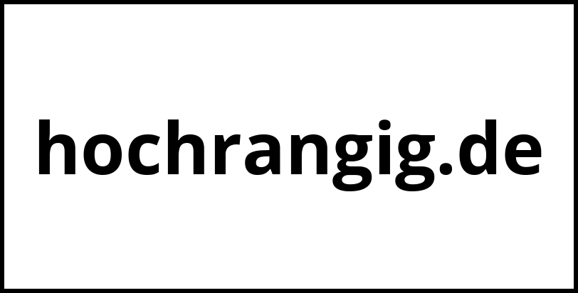 hochrangig.de