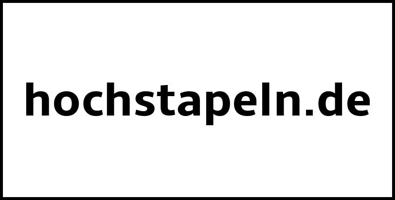 hochstapeln.de