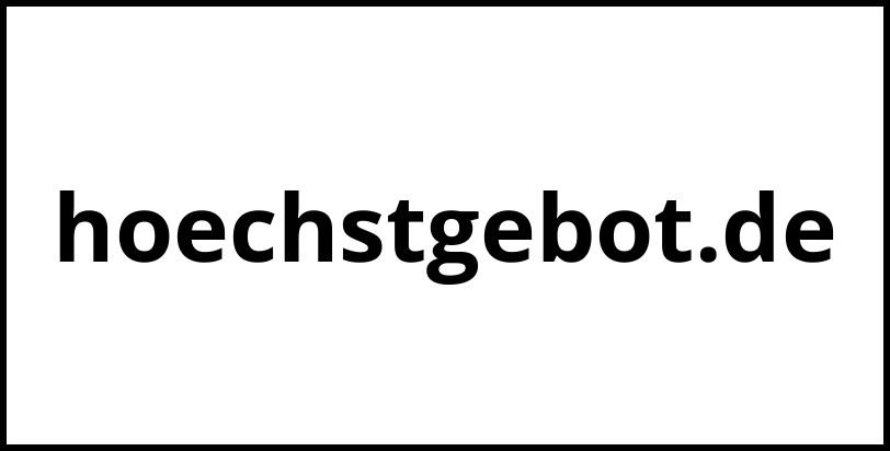 hoechstgebot.de