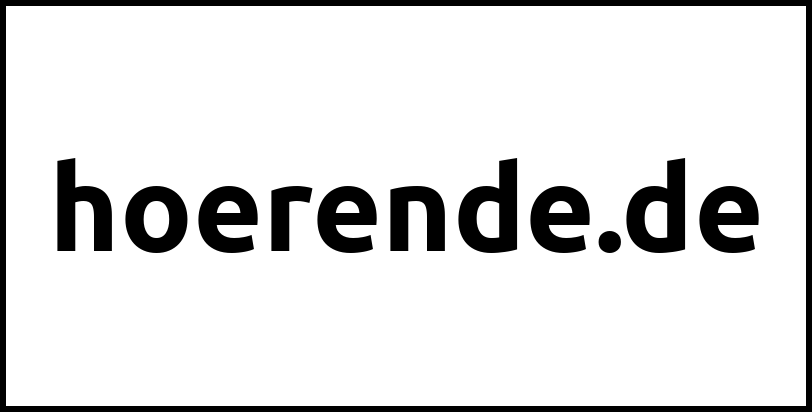 hoerende.de