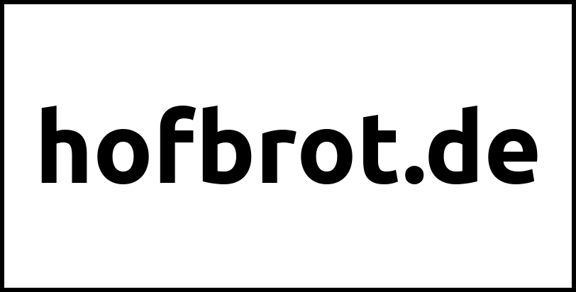 hofbrot.de