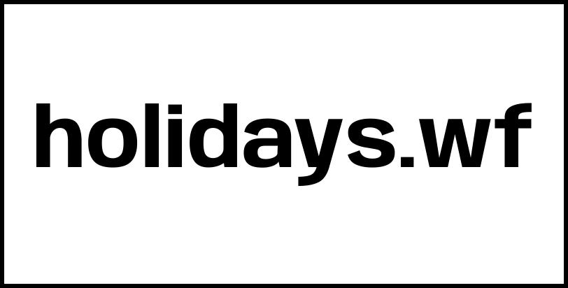 holidays.wf