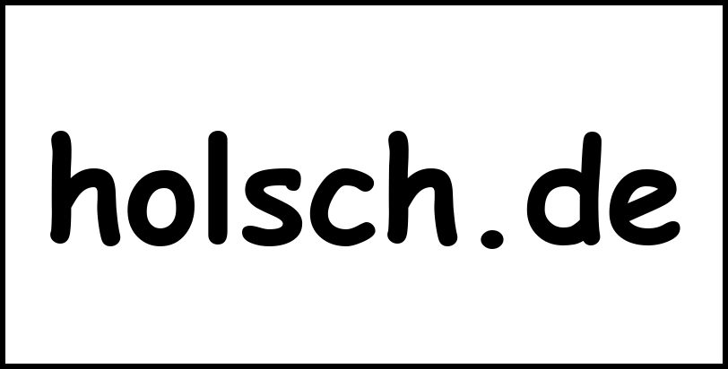 holsch.de