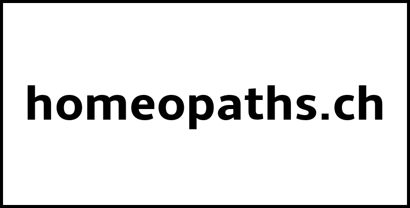 homeopaths.ch