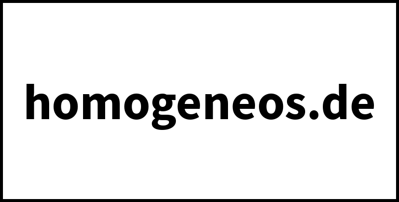 homogeneos.de