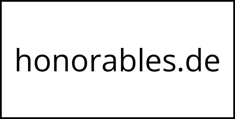 honorables.de