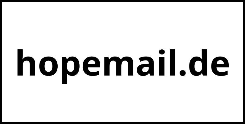 hopemail.de